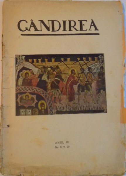 REVISTA GANDIREA, ANUL III, NR. 8,9,10