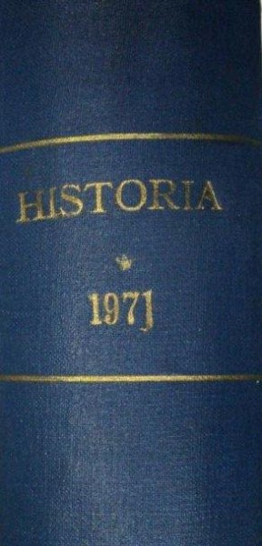 REVISTA HISTORIA(LIMBA FRANCEZA) , COLECTIA INTEGRALA DIN ANUL 1971