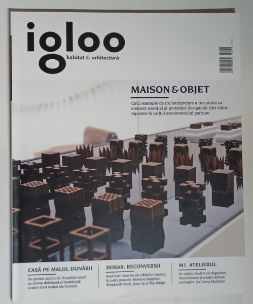 REVISTA IGLOO , HABITAT SI ARHITECTURA , NUMARUL 158 , FEBRUARIE , 2015