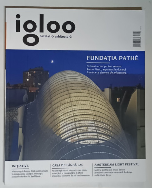 REVISTA IGLOO , HABITAT SI ARHITECTURA , NUMERELE 156 - 157 , DECEMBRIE 2014 - IANUARIE 2015 , 2015