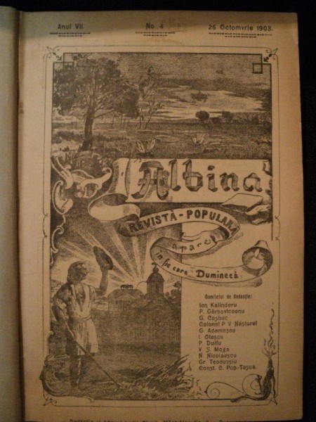 REVISTA POPULARA ALBINA, ANUL VII, PE ANUL 1903-1904