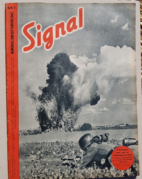 REVISTA ' SIGNAL ' , EDITIE IN LIMBA ROMANA, NR, 17, SEPTEMBRIE 1942