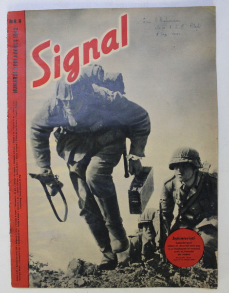 REVISTA ' SIGNAL ' , EDITIE IN LIMBA ROMANA, NR. 2, AUGUST  1942