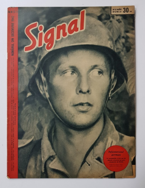 REVISTA ' SIGNAL ' , EDITIE IN LIMBA ROMANA , NUMERELE 23-24 DIN DECEMBRIE 1942