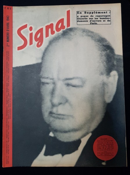 REVISTA ' SIGNAL ' , EDITIE IN LIMBA ROMANA , NR 8, APRILIE 1943