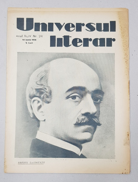 REVISTA 'UNIVERSUL LITERAR', ANUL XLIV, NR. 24, 10 IUNIE 1928