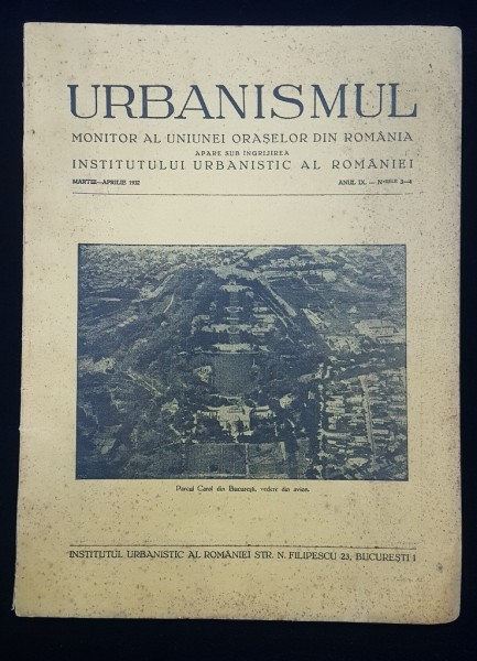 REVISTA URBANISMUL, ANUL IX, NR. 3 - 4