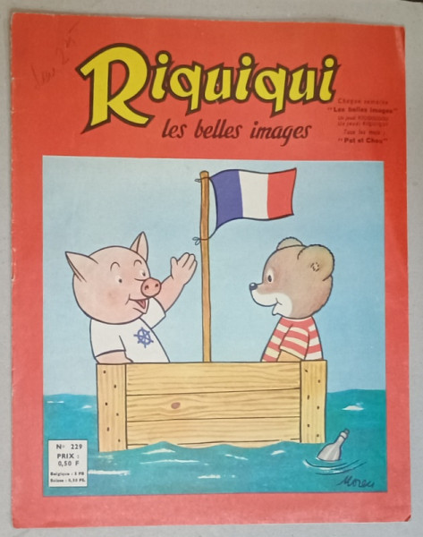 RIQUIQUI , LES BELLES IMAGES , no. 229 , 1965, REVISTA PENTRU COPII IN LIMBA FRANCEZA