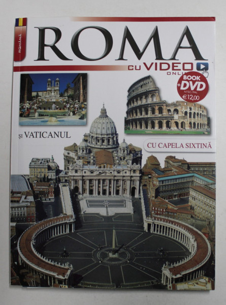 ROMA SI VATICANUL , CU CAPELA SIXTINA , - ARTA , ISTORIE , ARHEOLOGIE , ANII '90 , CONTINE DVD *