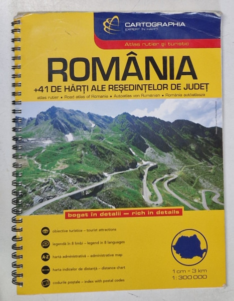 ROMANIA +41 DE HARTI ALE RESEDINTELOR DE JUDET , 2011 *PREZINTA URME DE UZURA