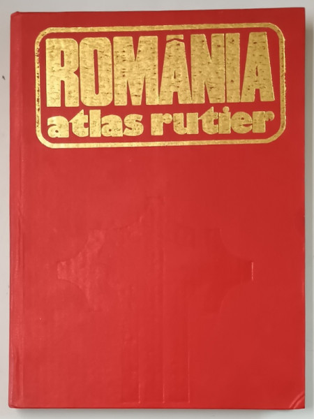 ROMANIA , ATLAS RUTIER , 1981