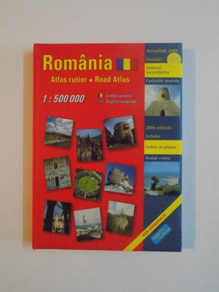 ROMANIA. ATLAS TURISTIC SI RUTIER  2011