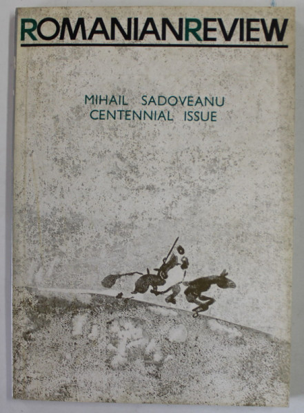 ROMANIAN REVIEW , SUBJECT : MIHAIL SADOVEANU , CENTENNIAL ISSUSE  , NR. 11 , 1980