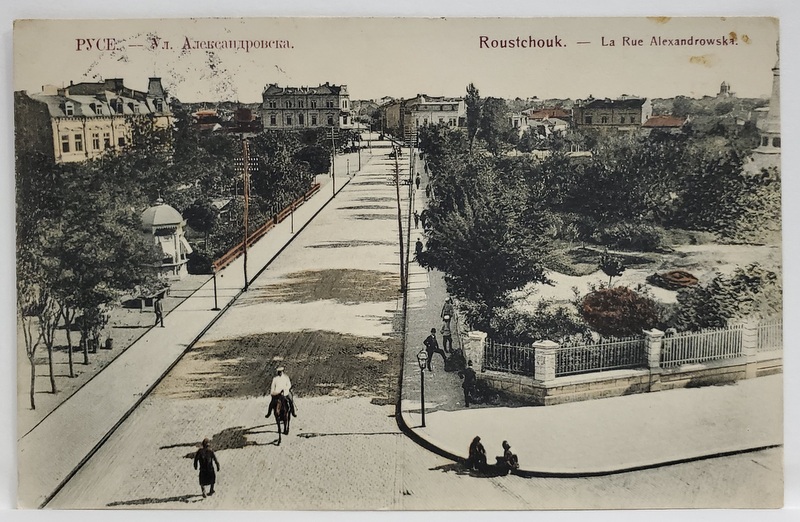 RUSCIUC , STRADA ALEXANDROWSKA , CARTE POSTALA ILUSTRATA , 1909