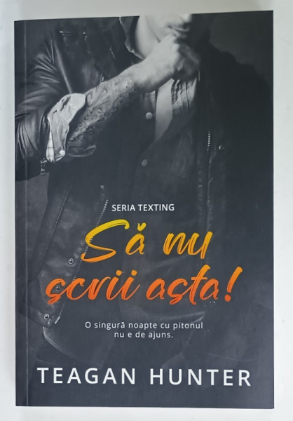 SA NU SCRII ASTA ! SERIA TEXTING de TEAGAN HUNTER , 2024 , LITERATURA PENTRU ADULTI , 18 +!