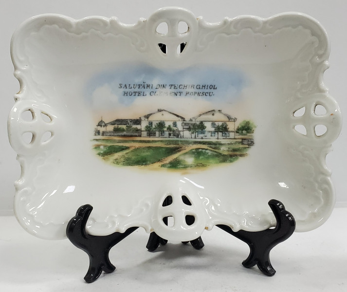Salutari din Techirghiol, Hotel Clement Popescu - Miniatura din portelan
