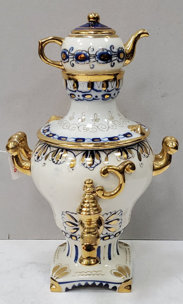 Samovar din portelan, Rusia, Secol XX