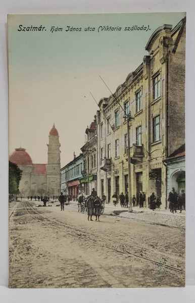 SATU MARE , STRADA HAM JANOS , CARTE POSTALA , 1913