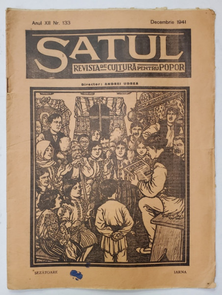 SATUL , REVISTA DE CULTURA PENTRU POPOR , NR. 133 ,  1941