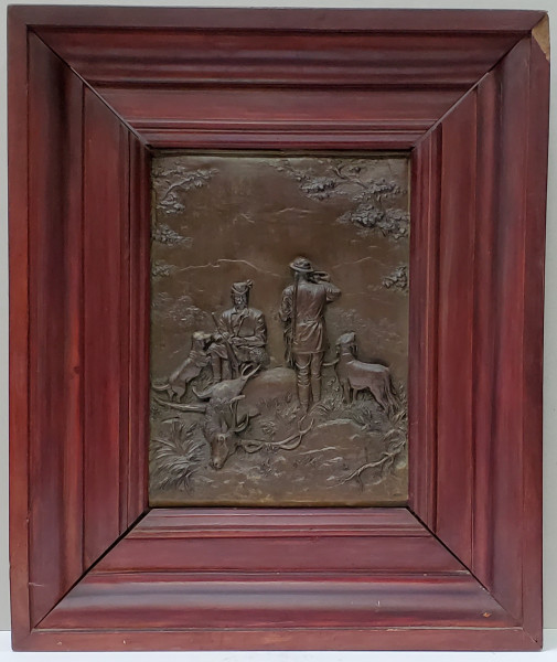 Scena de Vanatoare, Metaloplastie, cca. 1900