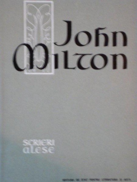 SCRIERI ALESE  de JOHN MILTON , 1959