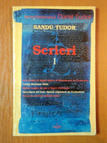 SCRIERI I  IMN ACATIST LA RUGUL APRINS AL NASCATOAREI DE DUMNEZEU... de IOEROSCHIMONAHUL DANIIL TUDOR ( SANDU TUDOR), BUCURESTI 1999