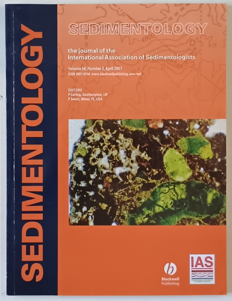 SEDIMENTOLOGY , THE JOURNAL OF I.A.S. VOLUME 54 , NUMBER 2 , 2007