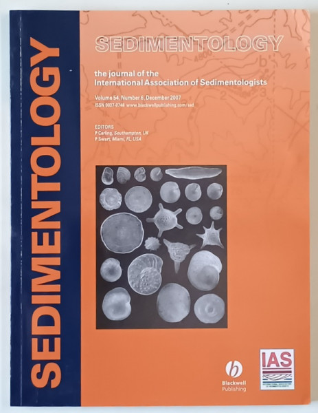 SEDIMENTOLOGY , THE JOURNAL OF I.A.S. VOLUME 54 , NUMBER 6 , 2007