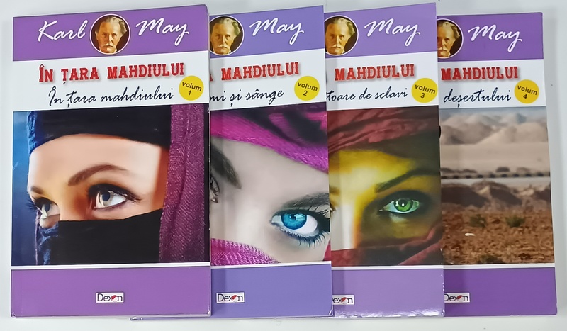 SERIA ' IN TARA MAHDIULUI ' de KARL MAY , VOLUMELE I - IV , 2019, VEZI DESCRIEREA !