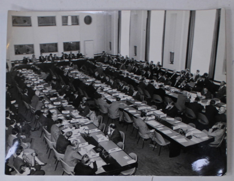 SESIUNEA A XViI -A A C.E.E. , O.N.U. , GENEVA , FOTOGRAFIE DE PRESA ,   APRILIE 1962