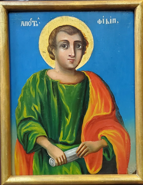 Sfantul Apostol Filip, Icoana Romaneasca pe Lemn, Secol 19