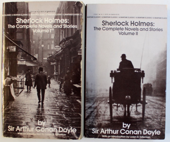 SHERLOCK HOLMES : THE COMPLETE NOVELS AND STORIES  by  SIR ARTHUR CONAN DOYLE , VOL . I - II , 1986