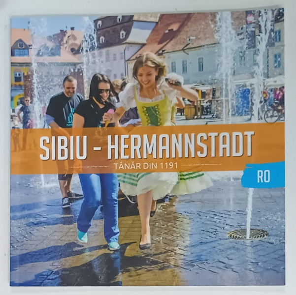 SIBIU - HERMANNSTADT , TANAR DIN 1191 , ALBUM DE PREZENTARE , ANII '2000