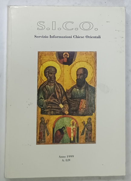 S.I.C.O. SERVIZIO INFORMAZIONI CHIESE ORIENTALI , A. - LIV , ANNO 1999, TEXT IN LIMBA ITALIANA
