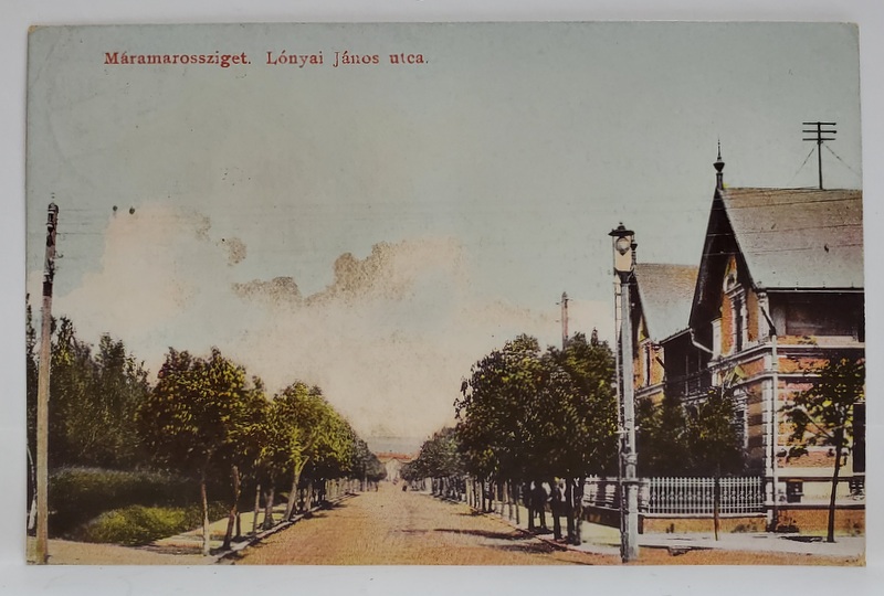 SIGHETU MARMATIEI , STRADA LONYAI JANOS , CARTE POSTALA , 1915