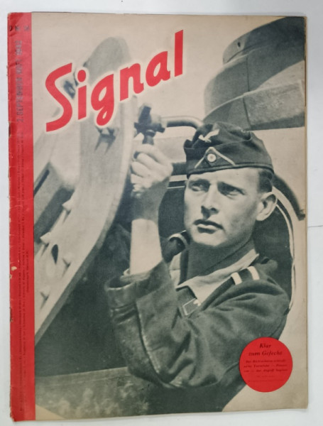 SIGNAL , REVISTA GERMANA  DE PROPAGANDA  MILITARA , BOGAT ILUSTRATA , TEXT IN LIMBA GERMANA ,  SEPTEMBER , 1942