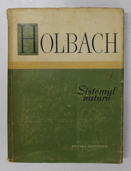 SISTEMUL NATURII-HOLBACH  1957