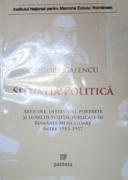 SITUATIA POLITICA-GRIGORE GAFENCU  2007