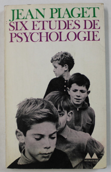 SIX ETUDES DE PSYCHOLOGIE par JEAN PIAGET , 1964