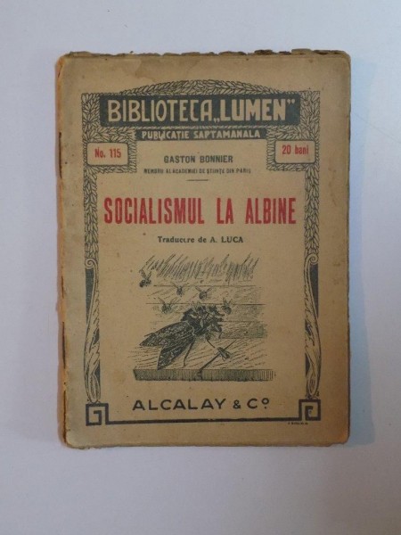 SOCIALISMUL LA ALBINE de GASTON BONNIER