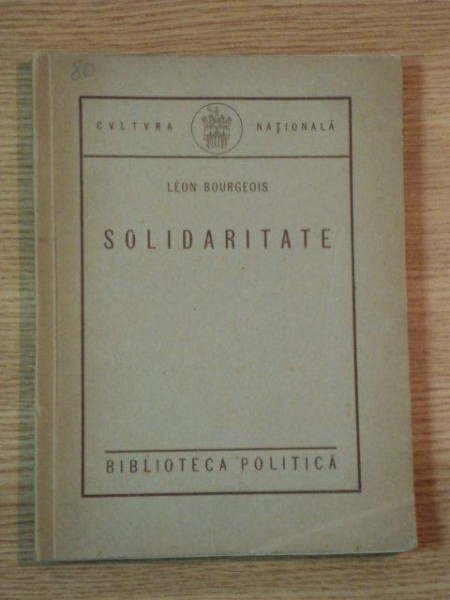 SOLIDARITATE de LEON BOURGEOIS