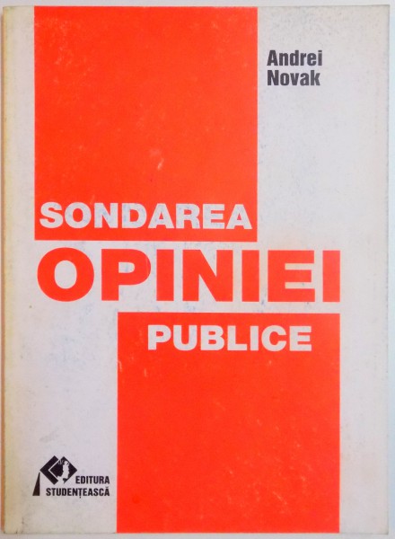 SONDAREA OPINIEI PUBLICE de ANDREI NOVAK , 1996