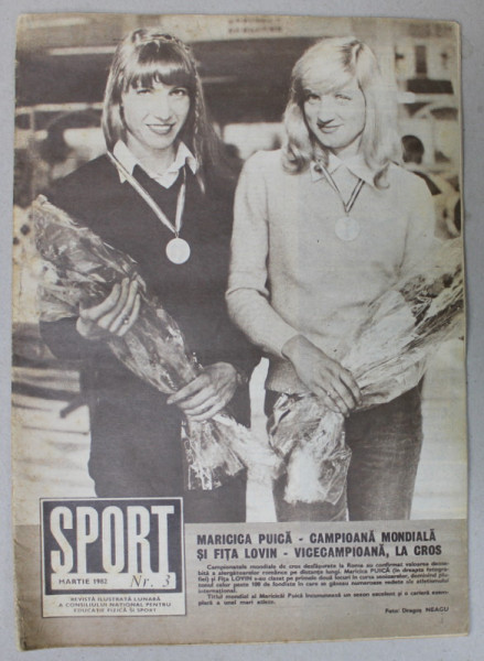 SPORT , REVISTA ILUSTRATA  A CONSILIULUI NATIONAL PENTRU EDUCATIE FIZICA SI SPORT , NR. 3 , 1982