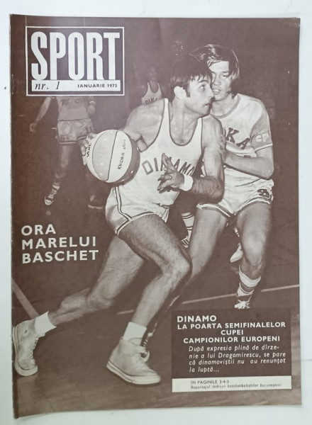 SPORT , REVISTA ILUSTRATA , NR. 1 , 1973