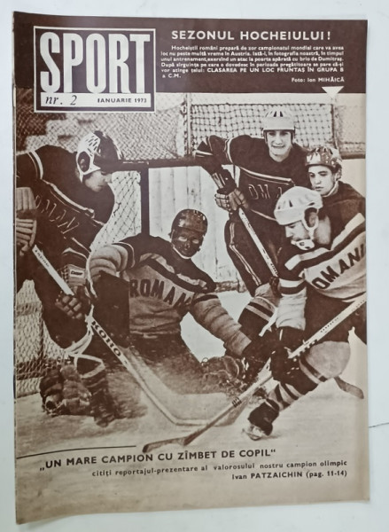 SPORT , REVISTA ILUSTRATA , NR. 2 , 1973