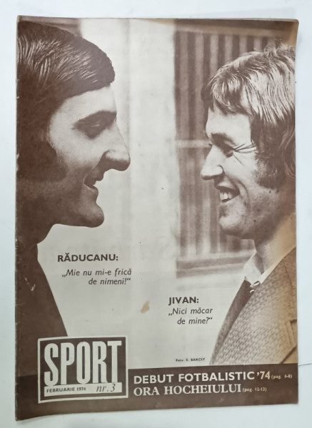 SPORT , REVISTA ILUSTRATA , NR. 3 , 1974