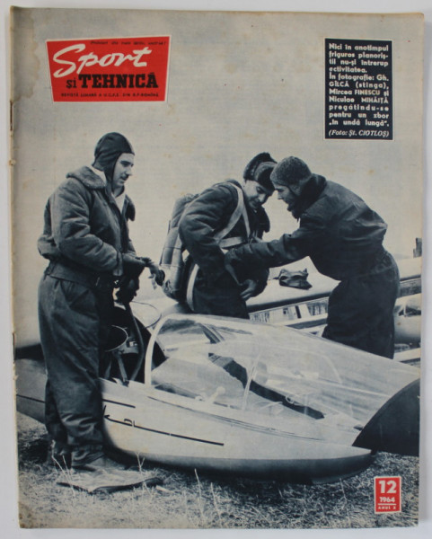 SPORT SI TEHNICA , REVISTA LUNARA A C.N.E.F.S. DIN R.P. ROMANA , NR. 12 , 1964