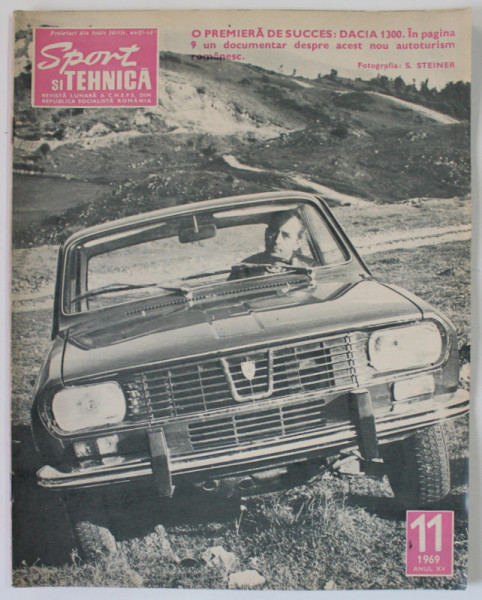 SPORT SI TEHNICA , REVISTA LUNARA A C.N.E.F.S. DIN R.S. ROMANIA , NR. 11 , 1969