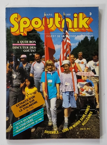 SPOUTNIK - DIGEST DE LA PRESSE SOVIETIQUE , NO. 3 MARS , 1988