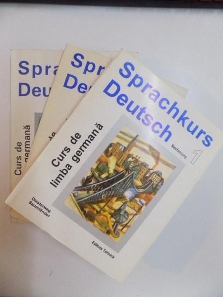 SPRACHKURS DEUTSCH , CURS DE LIMBA GERMANA , VOL. 1,2,3 de ULIRCH HAUSSERMANN , GEORG DIETRICH , ULRIKE WOODS , HUGO ZENKNER , 1994